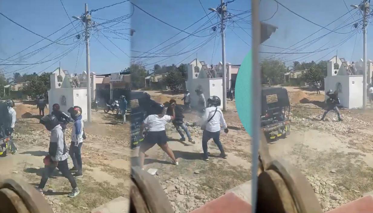 Ocho cobradiarios lanzaron piedras a la casa del deudor.