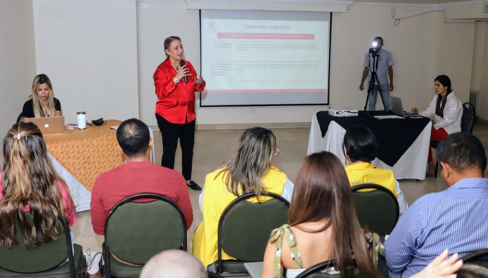 El Departamento Nacional de Planeación dictó el taller en el Atlántico.