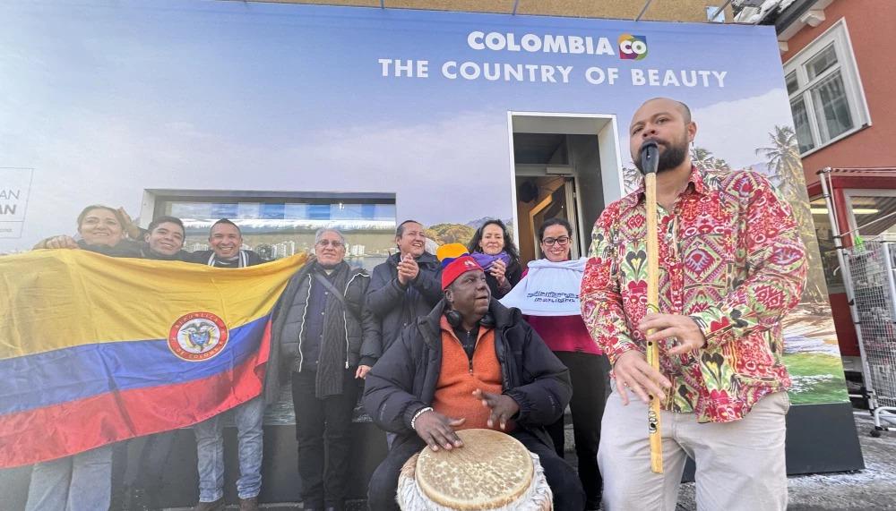 La casa Colombia en Davos.