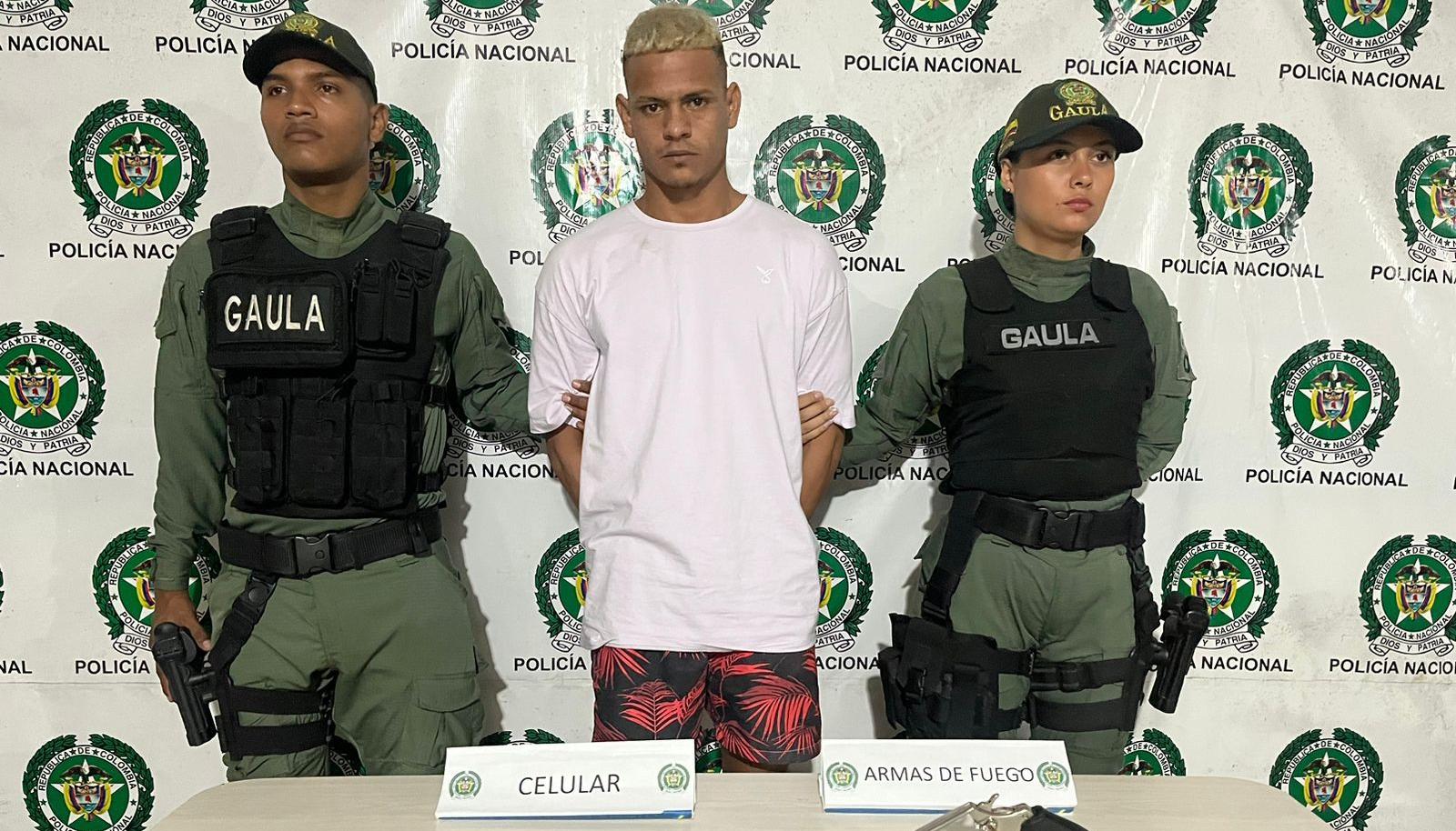 Esteban Caro Caro, el presunto sicario capturado.