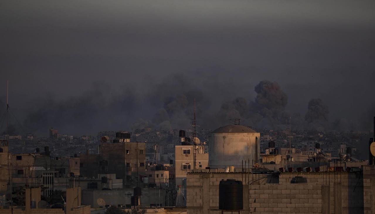 Bombardeos en Gaza.