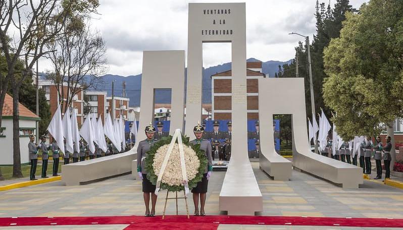 Imagen del homenaje.