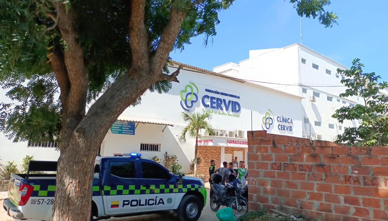 IPS Serví de Malambo donde se confirmó la muerte de la víctima.