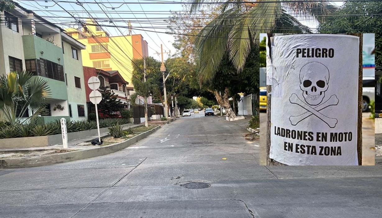 Ola de asaltos a transeúntes, negocios y viviendas en el barrio Paraíso. 