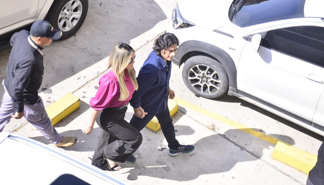 Laura Ojeda y Nicolás Petro.