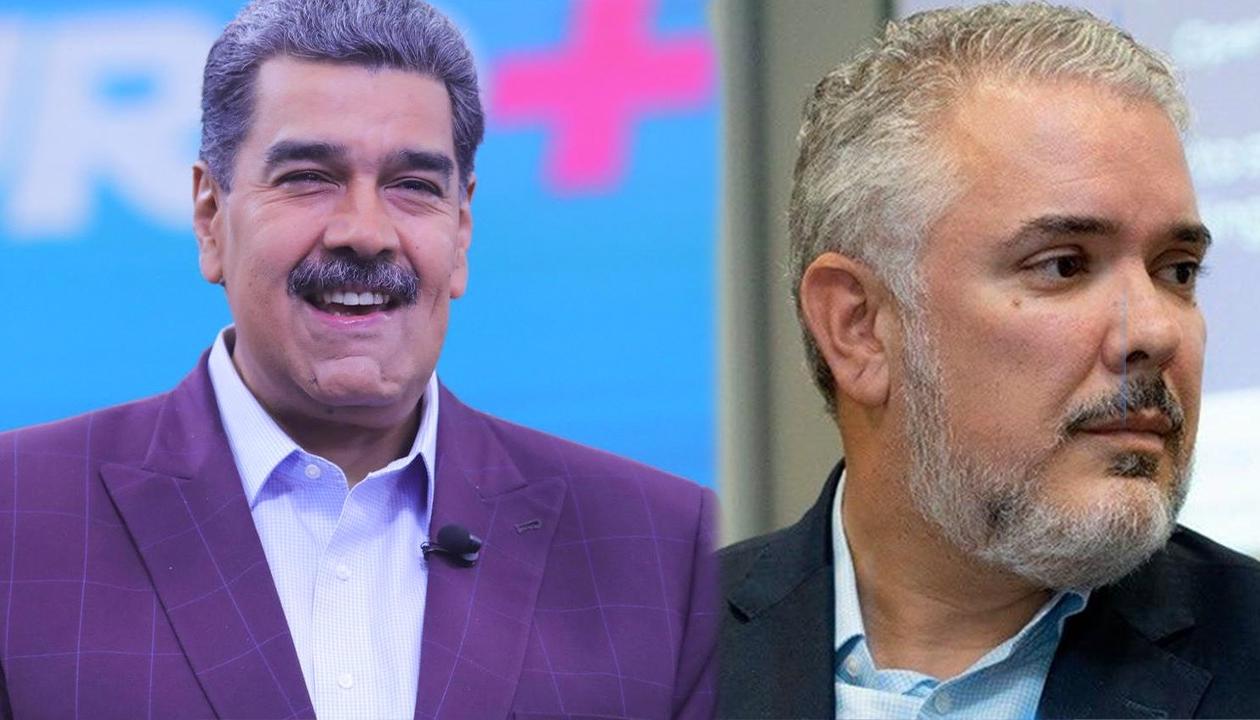 Nicolás Maduro e Iván Duque.