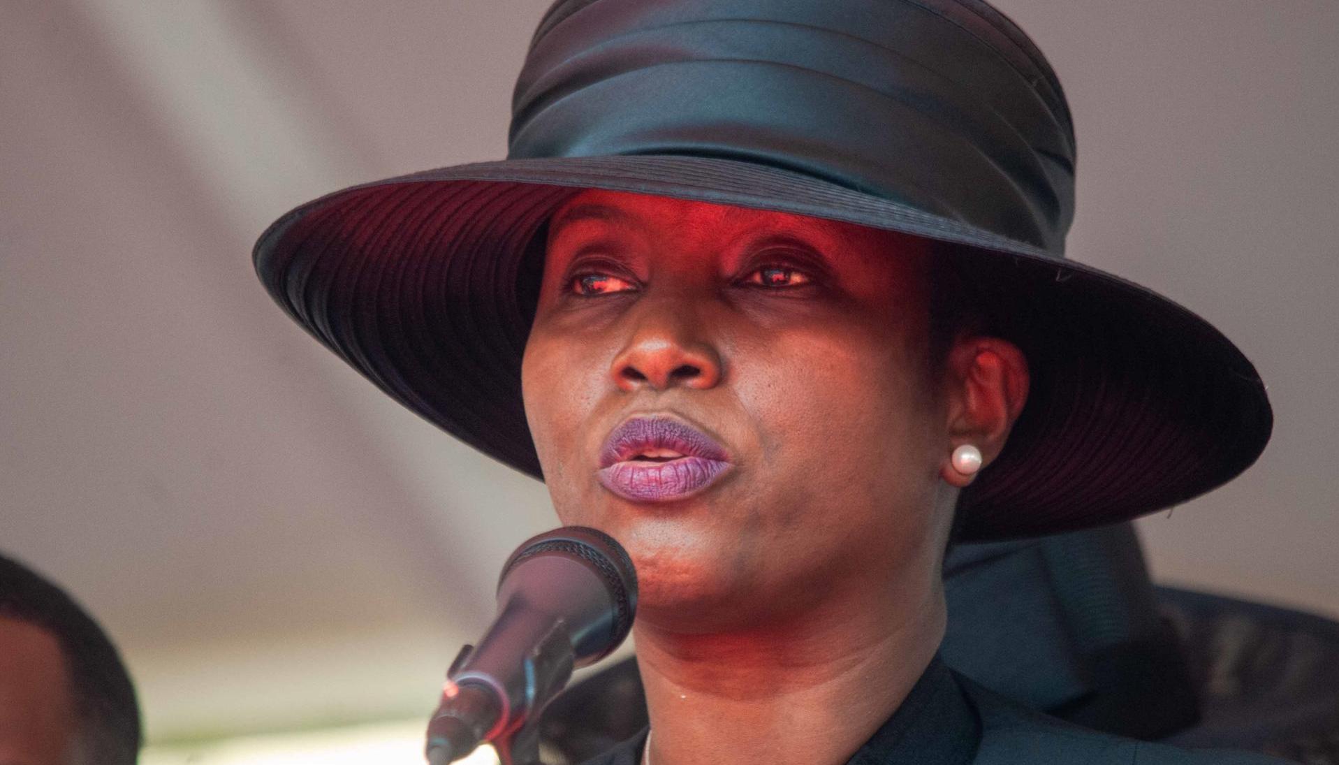  Martine Moise, viuda del presidente asesinado de Haití Jovenel Moise