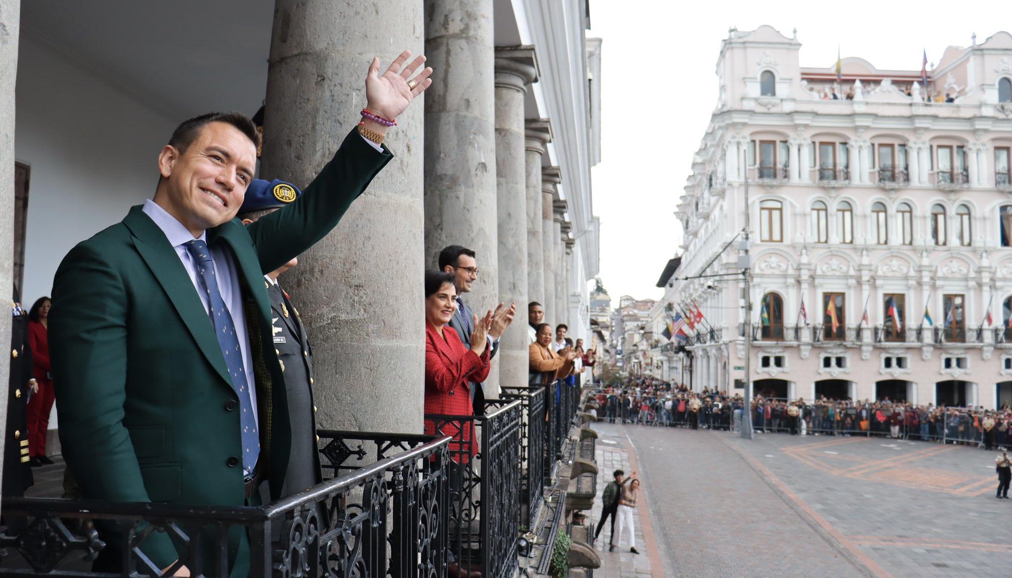 El presidente de Ecuador, Daniel Noboa.