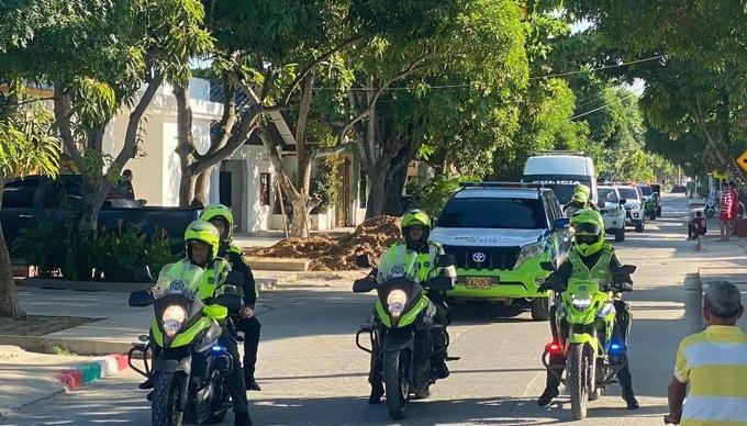 Operativo de la Policía en municipios del Atlántico. 