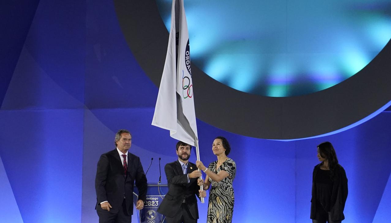 Nevec Ilic, Jaime Pumarejo y Astrid Rodríguez.