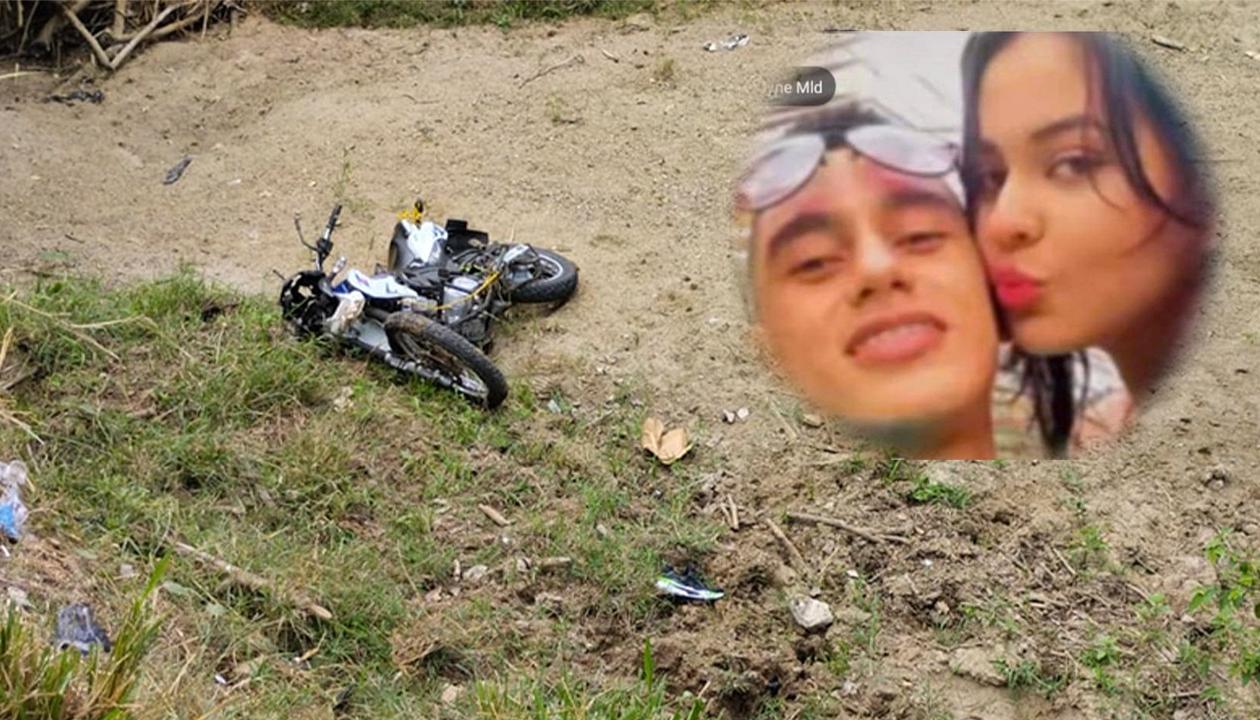 La pareja murió en el lugar del accidente. 