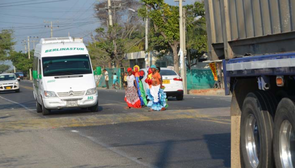 "Peajes humanos" en vía Barranquilla-Santa Marta