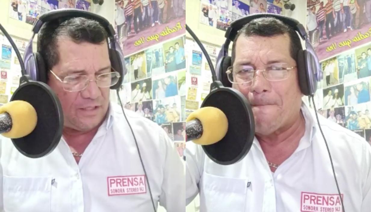 El periodista Mardonio Mejía Mendoza.