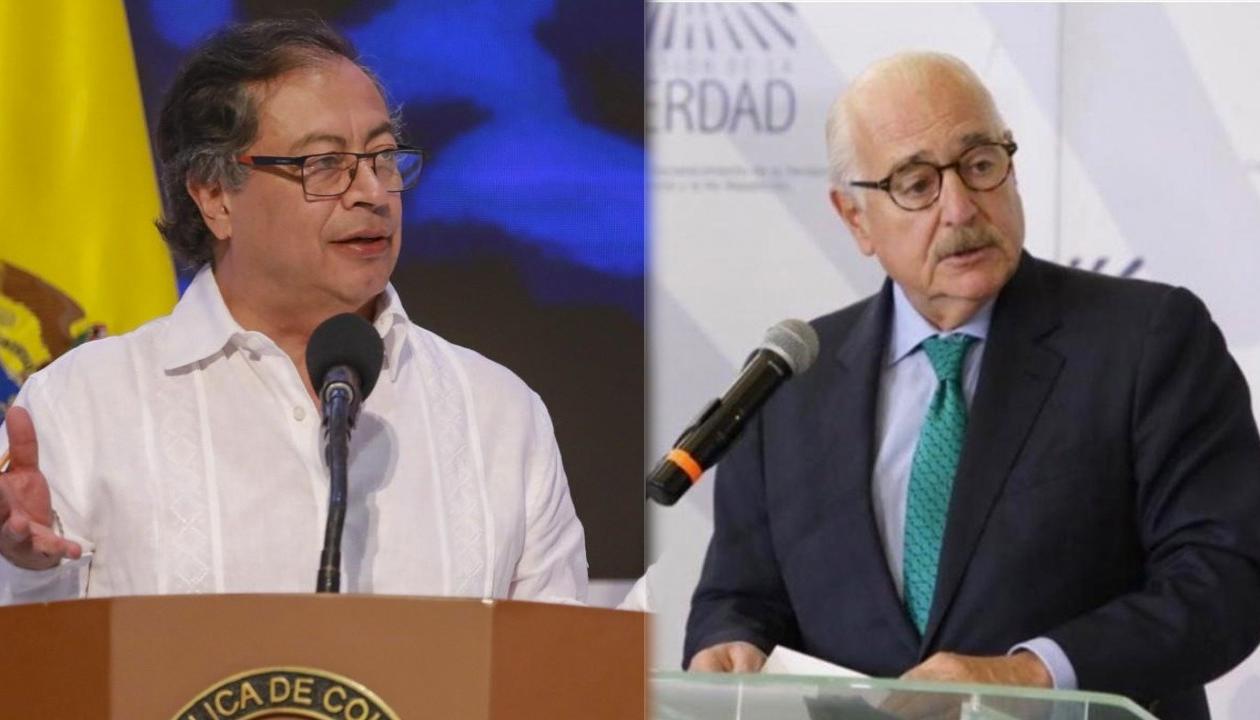 Gustavo Petro y Andrés Pastrana.