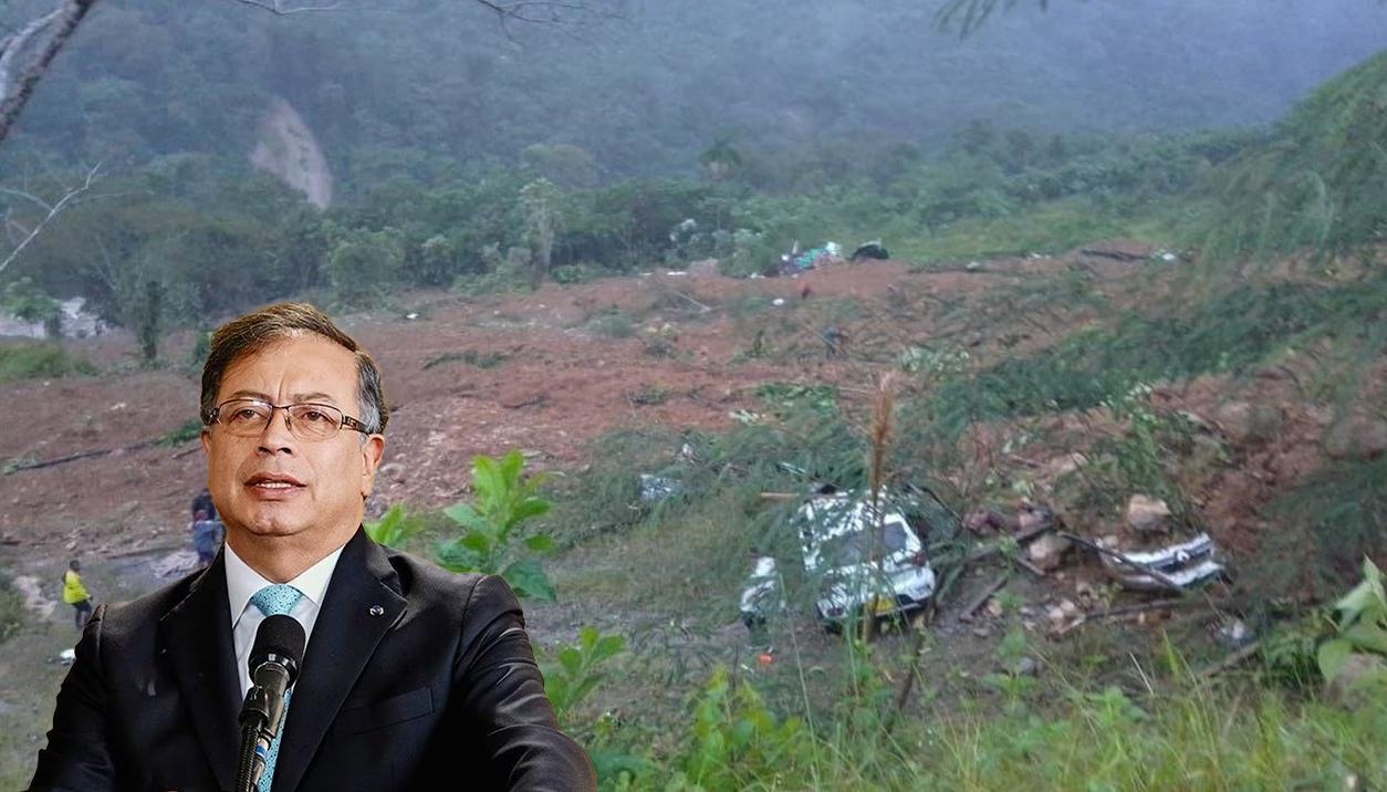 Gustavo Petro se pronunció sobre la tragedia en la vía Medellín-Quibdó.