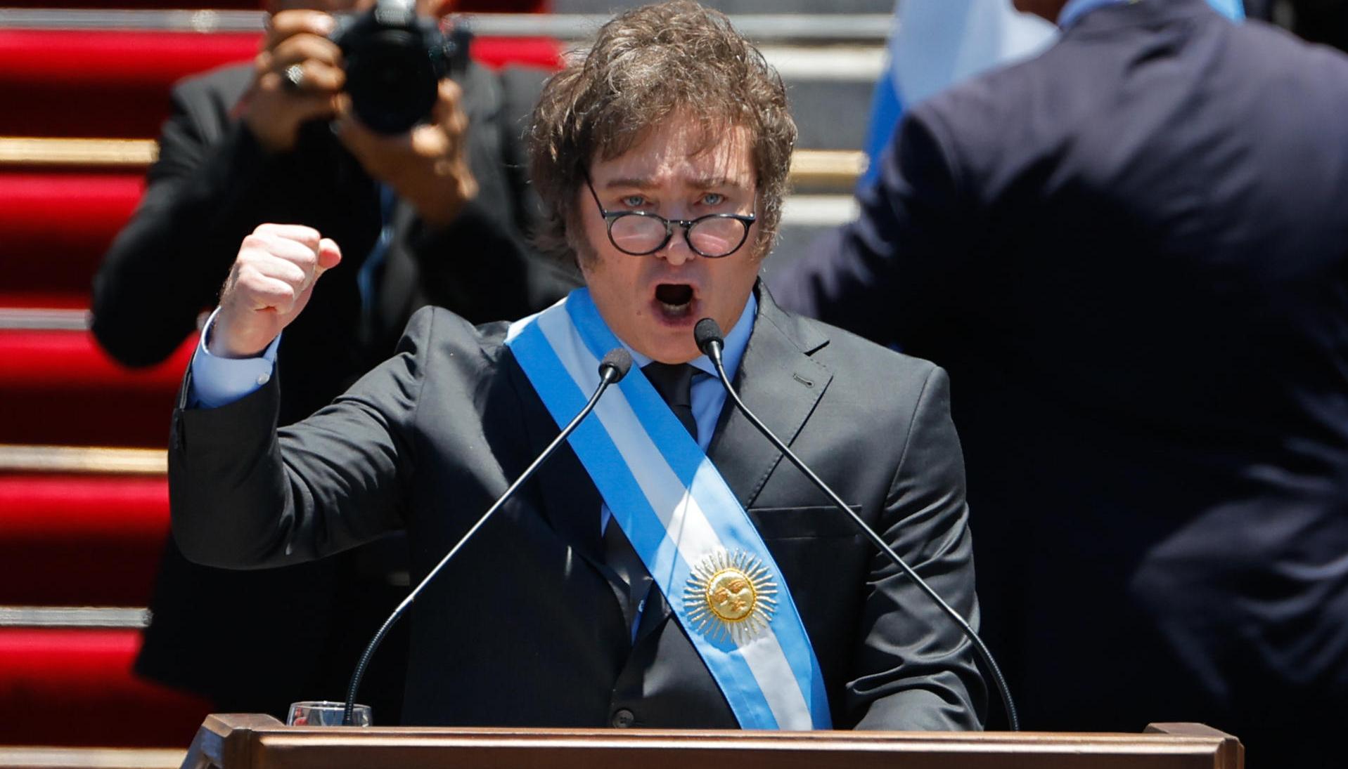 El presidente argentino, Javier Milei. 