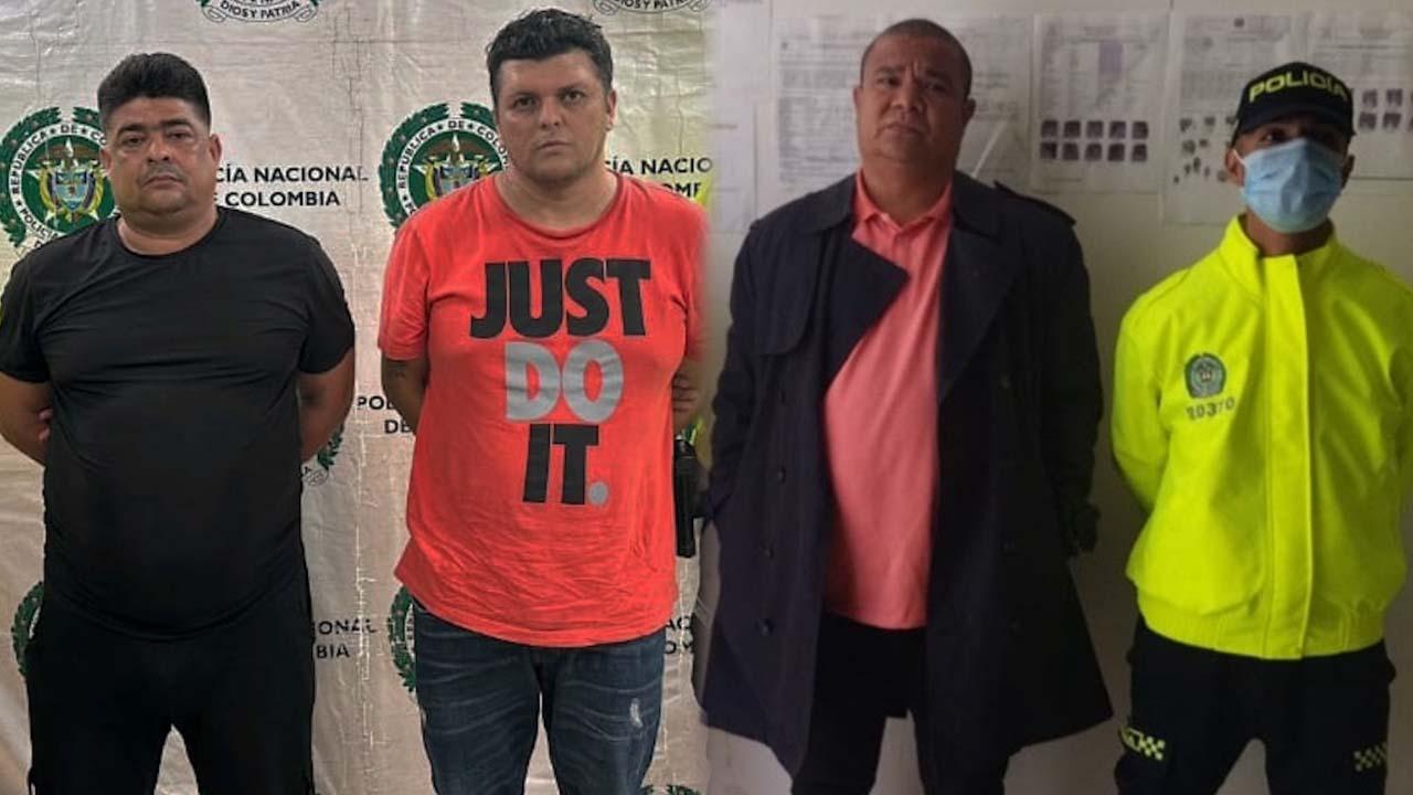 Presuntos miembros de 'Los Capos'. 