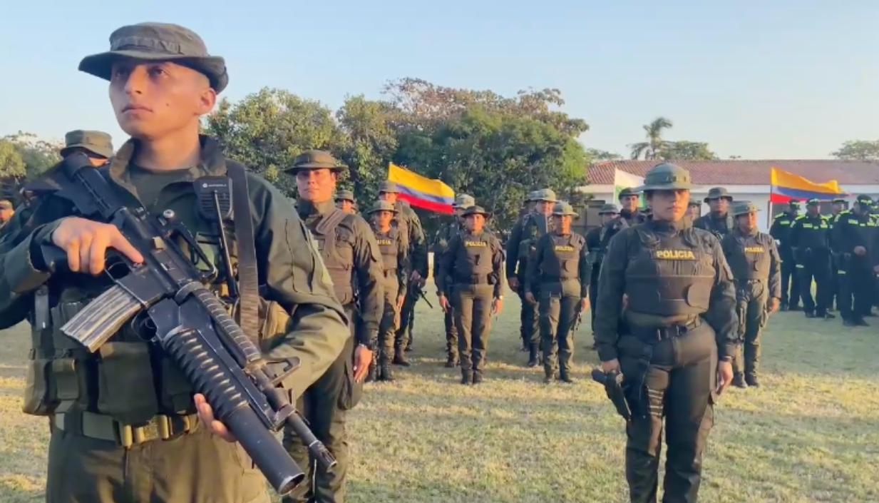 Nuevos refuerzos de la Policía para Barranquilla y su área metropolitana. 