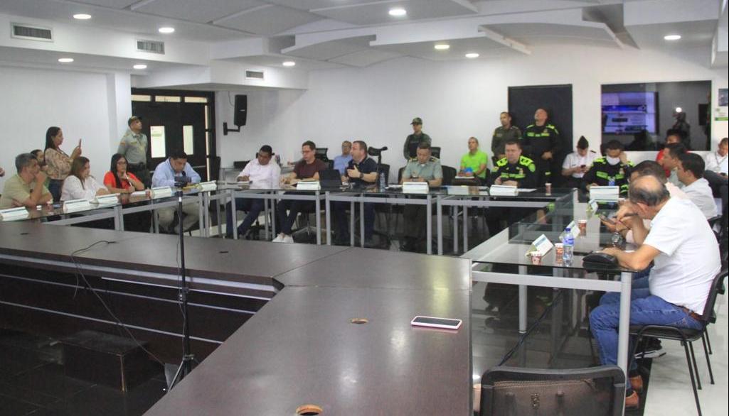 Imagen de la reunión.