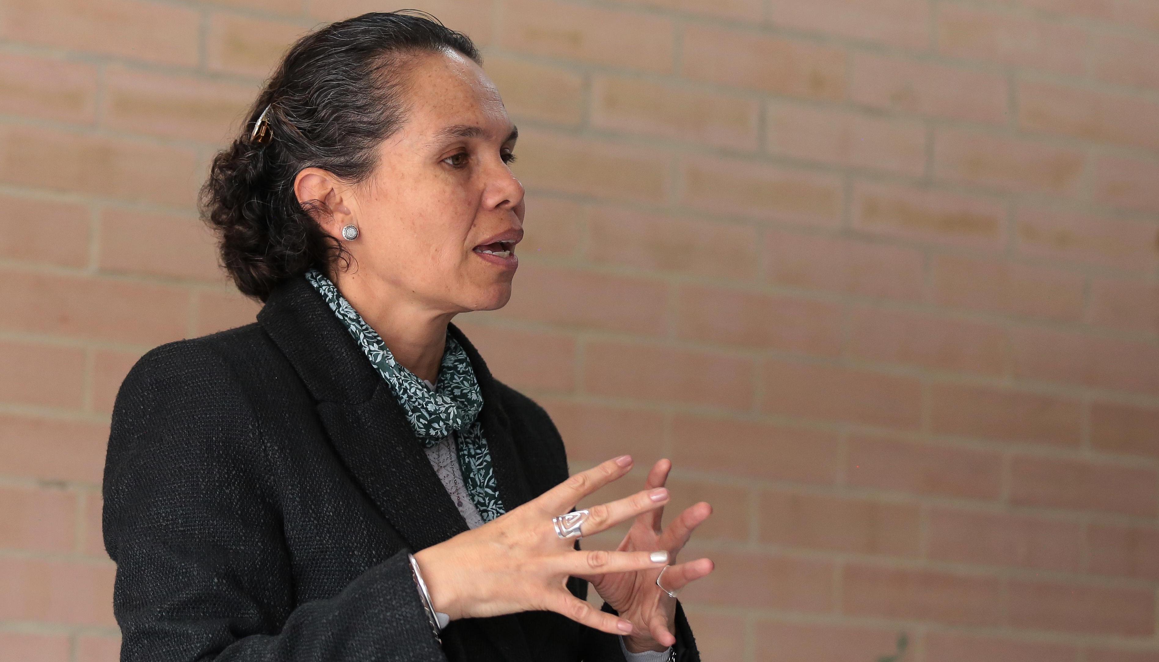 La ministra del Deporte, Astrid Rodríguez.