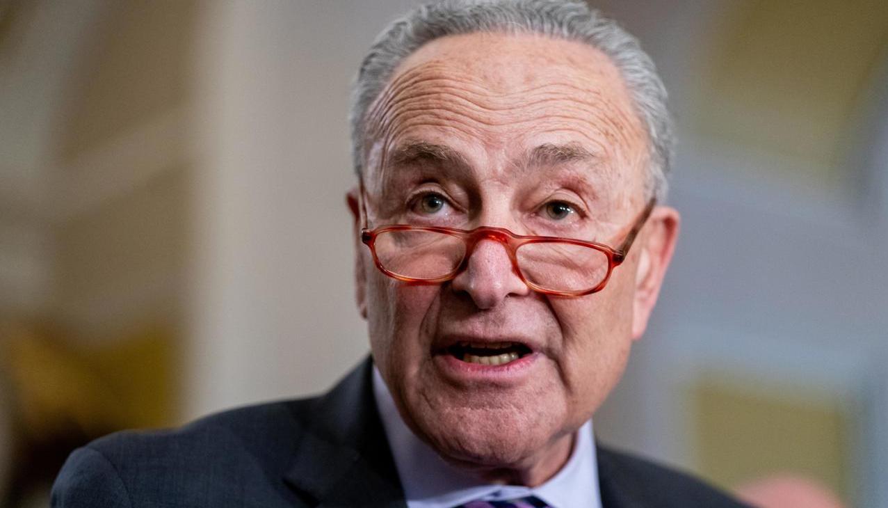 El líder de la mayoría del Senado, el demócrata Chuck Schumer.