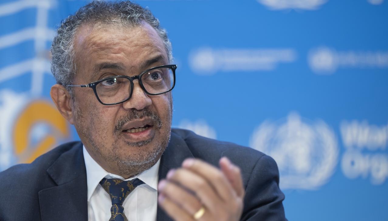 El director general de la OMS, Tedros Adhanom Ghebreyesus.