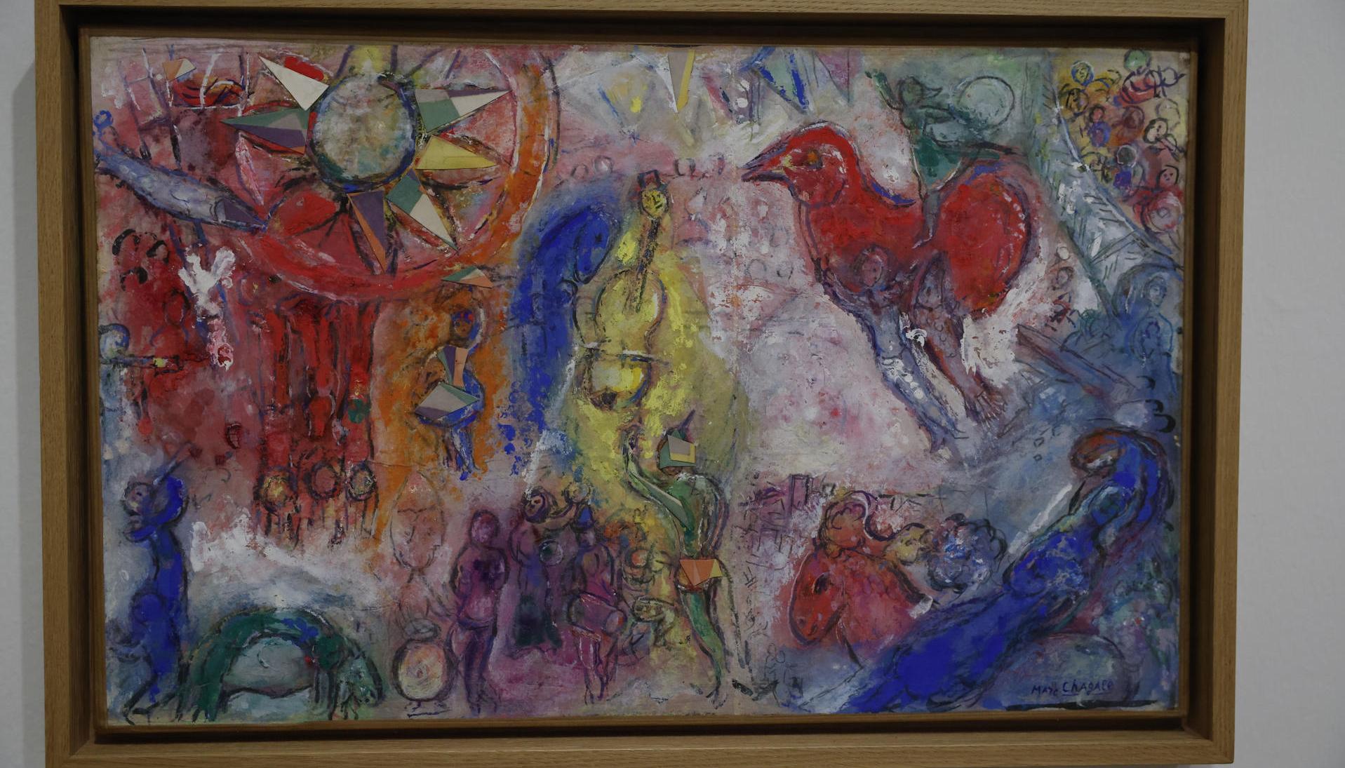 Una de las obras de Chagall.