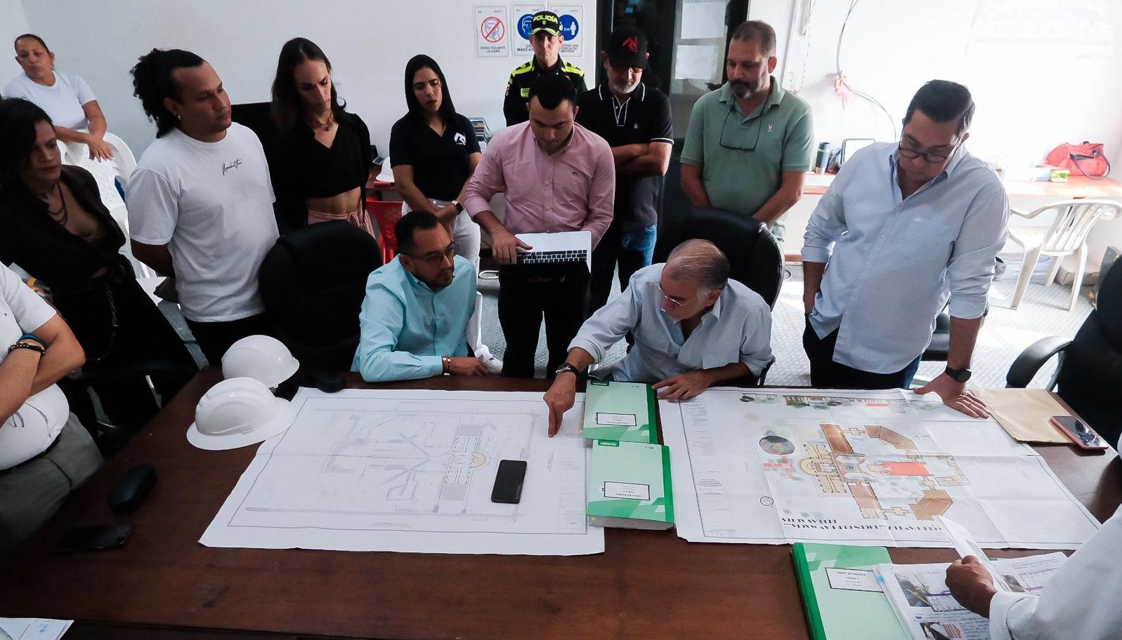 El gobernador Verano presidió el comité de seguimiento a las obras de restauración de Bellas Artes