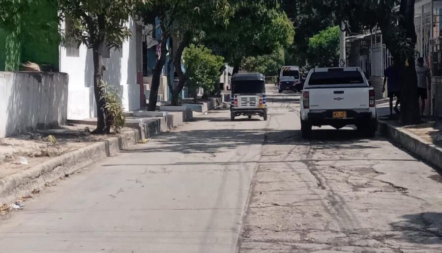 La calle 38 con carrera 13, barrio Bonanza. lugar de los hechos