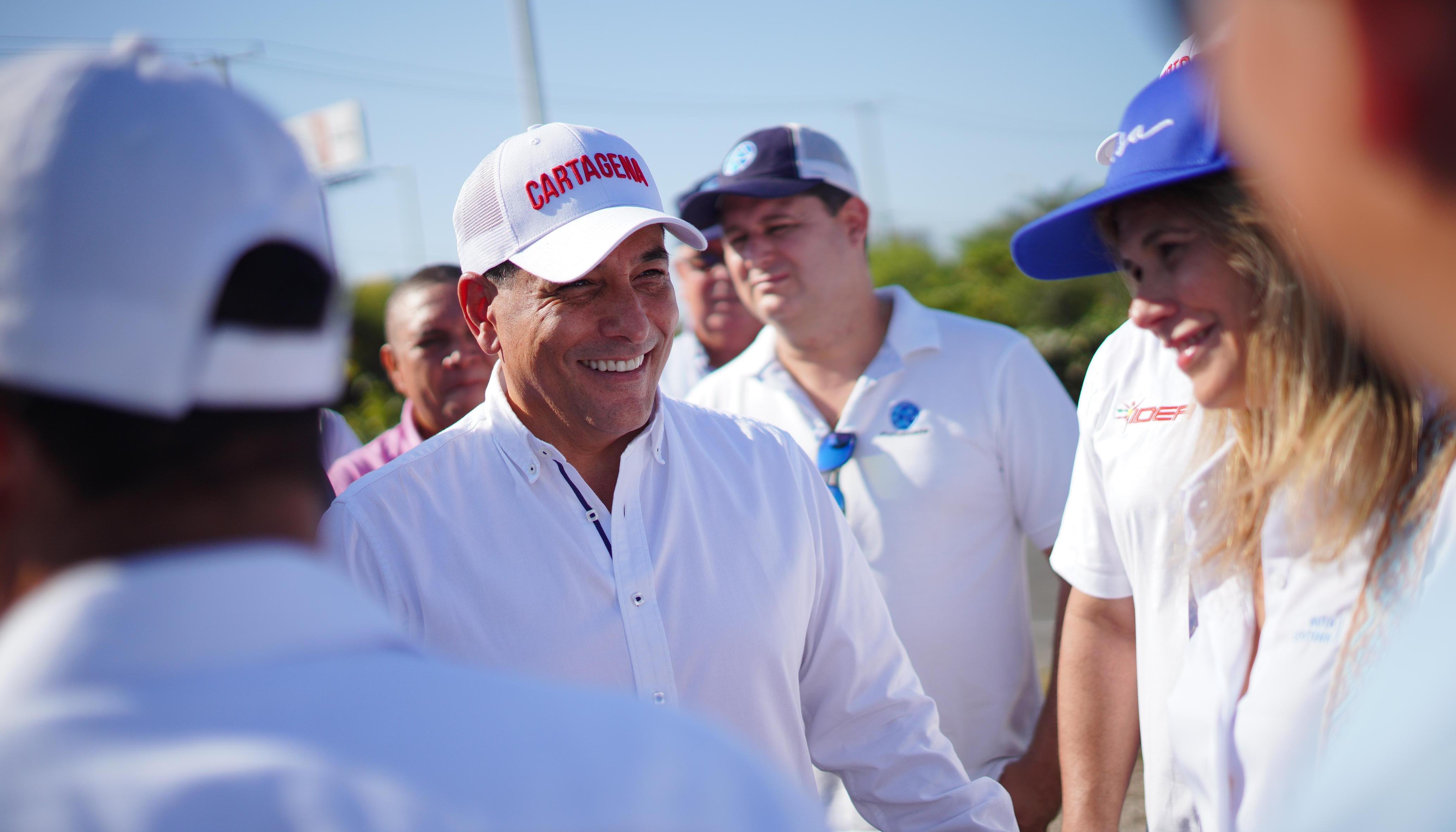 Dumek Turbay en el Parque Lineal de Crespo que promete recuperar