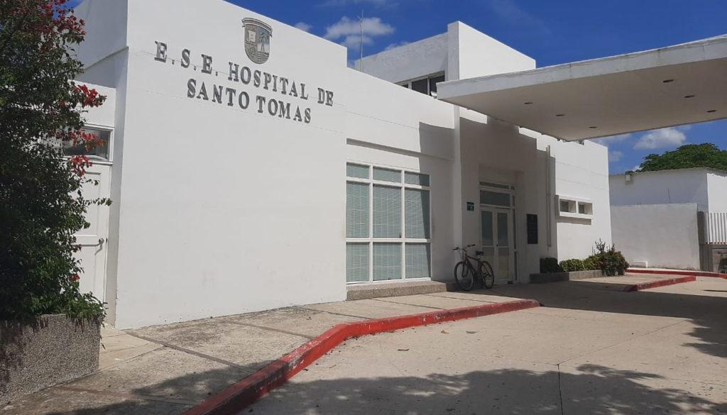 Hospital de Santo Tomás en donde fue atendida la mujer herida
