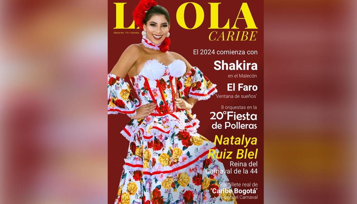 La reina del Carnaval de la 44, Natalya Ruiz Blel, en la portada