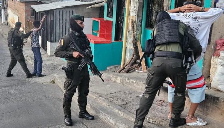 Operativos de la Policía en Medellín