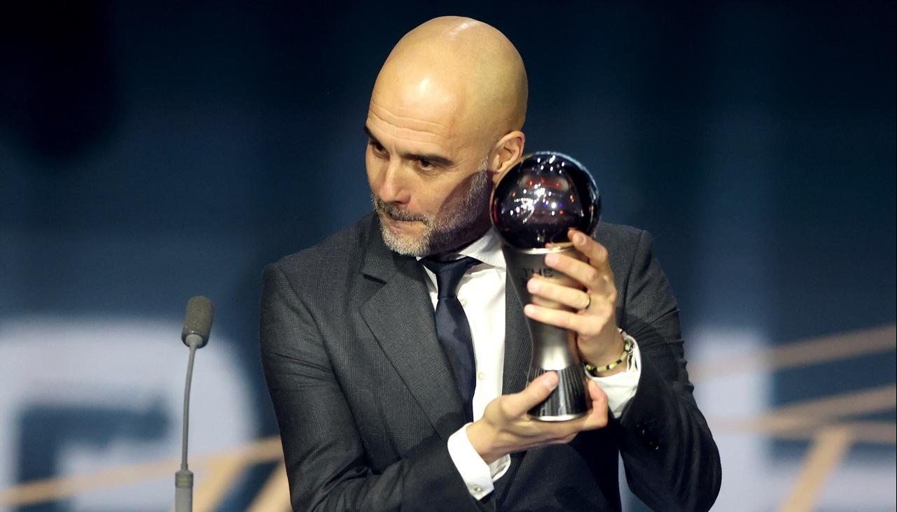 Pep Guardiola ganó por primera vez el The Best. 