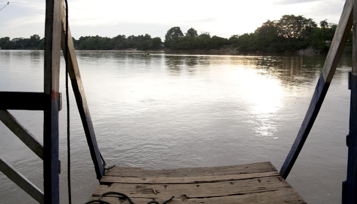 Foto referencia del río Sinú