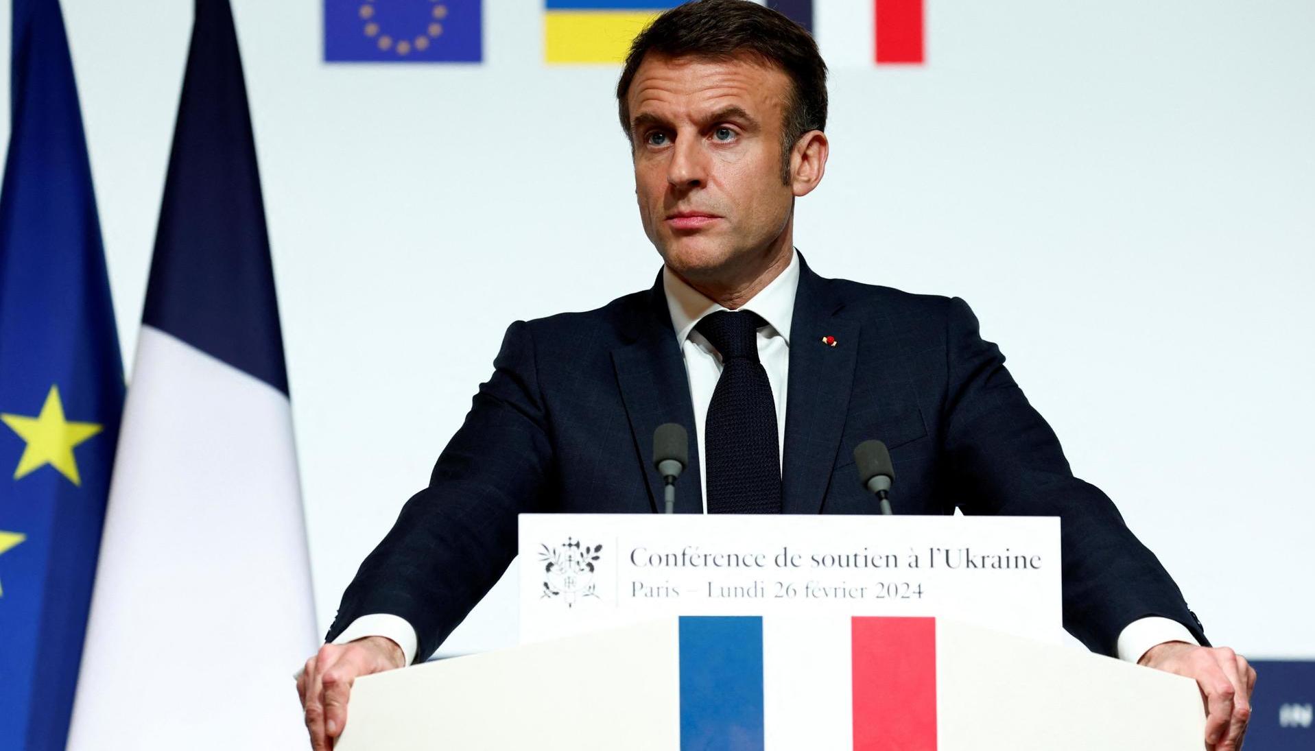  Emmanuel Macron, Presidente de Francia. 