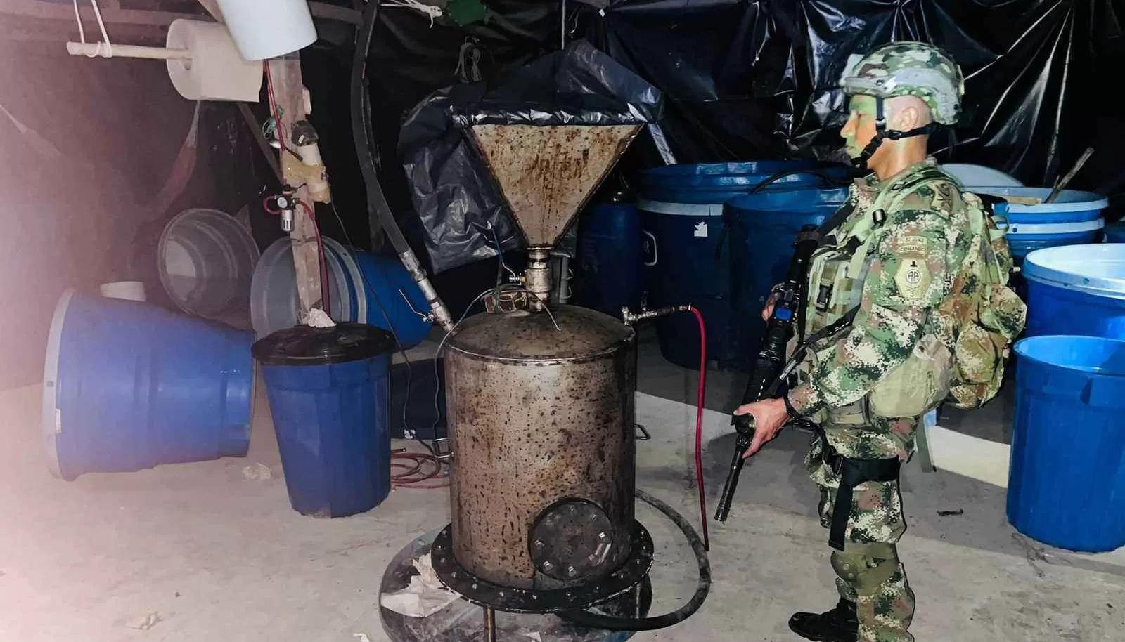 El laboratorio estaba ubicado en Jamundí.