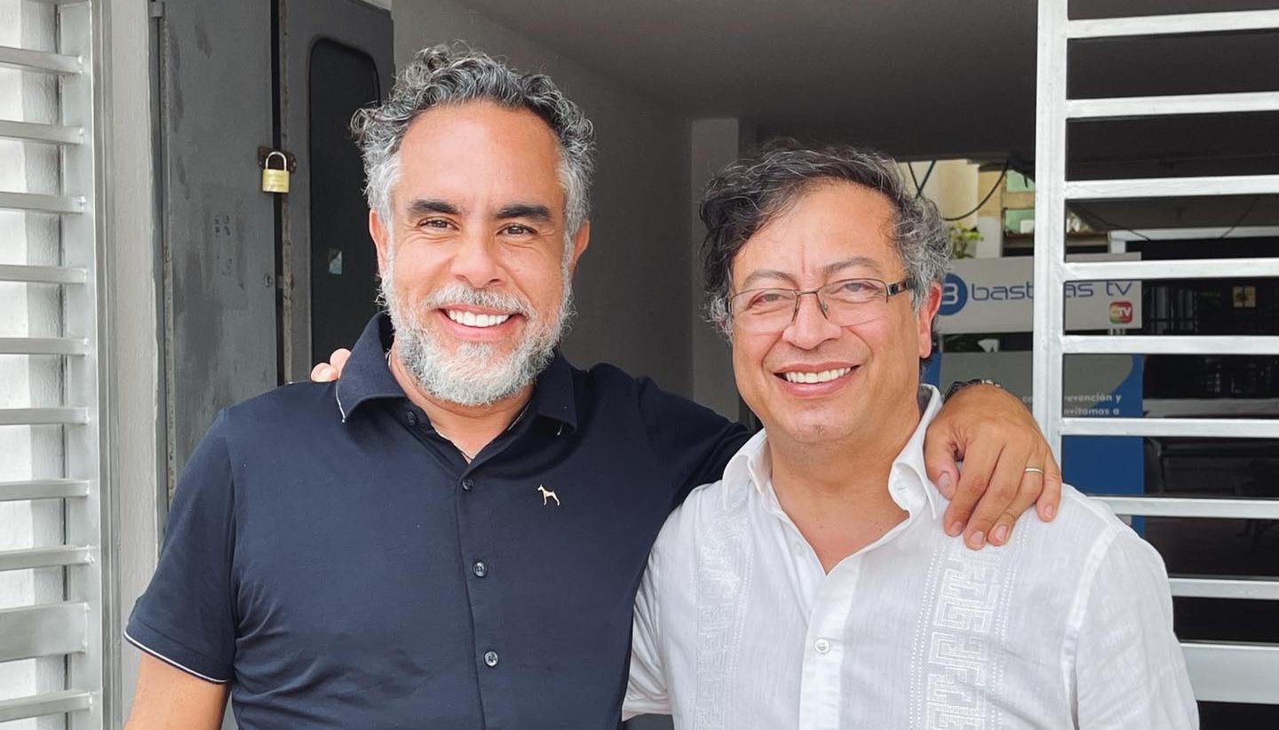 Armando Benedetti y Gustavo Petro.