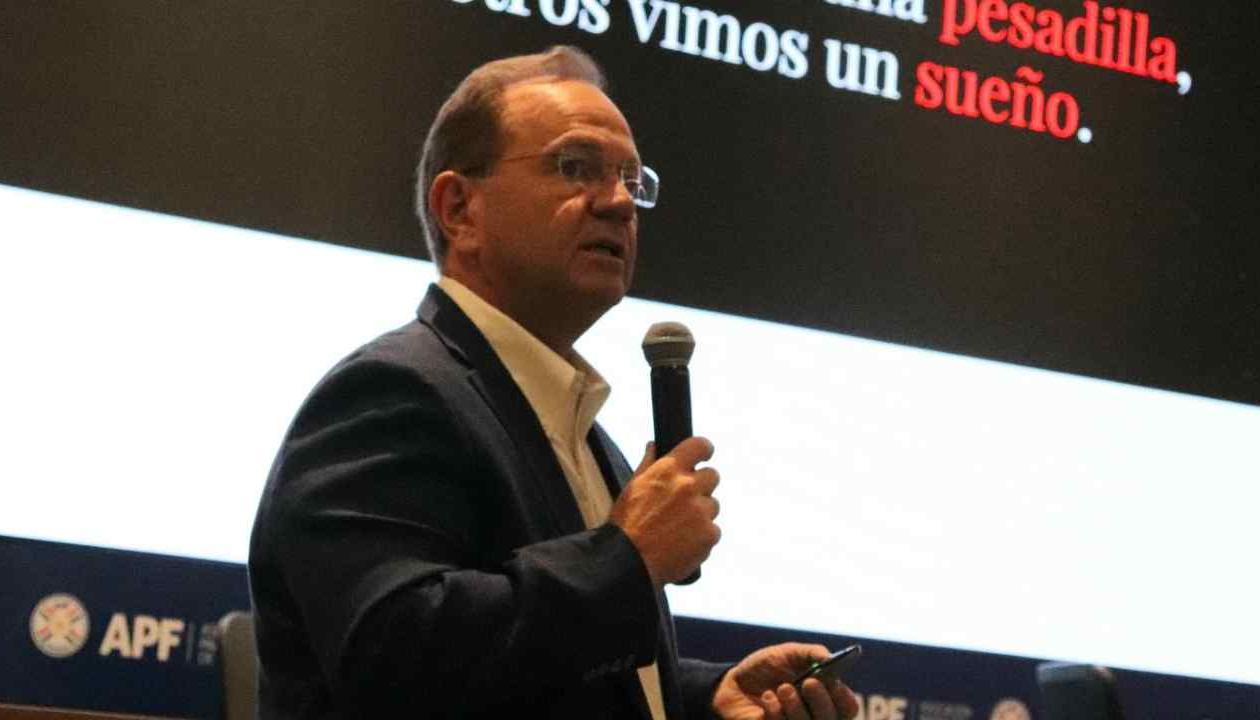 Camilo Pérez López, presidente del Comité Olímpico Paraguayo.