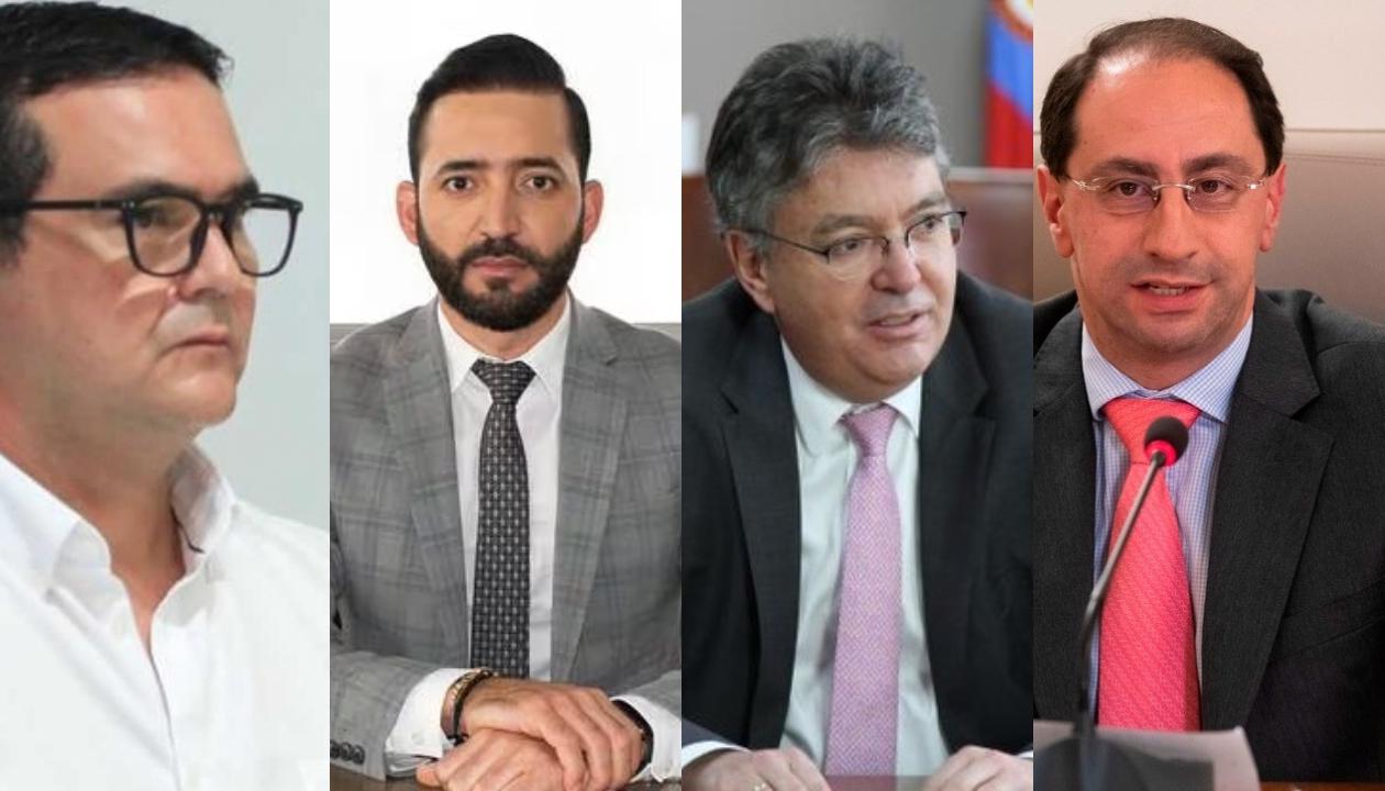 Héctor Carbonell, de CCI, Contralor Carlos Zuluaga, y los exministros Mauricio Cárdenas y José Manuel Restrepo.
