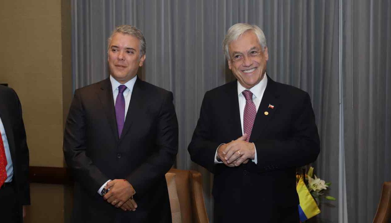 Iván Duque y Sebastián Piñera.