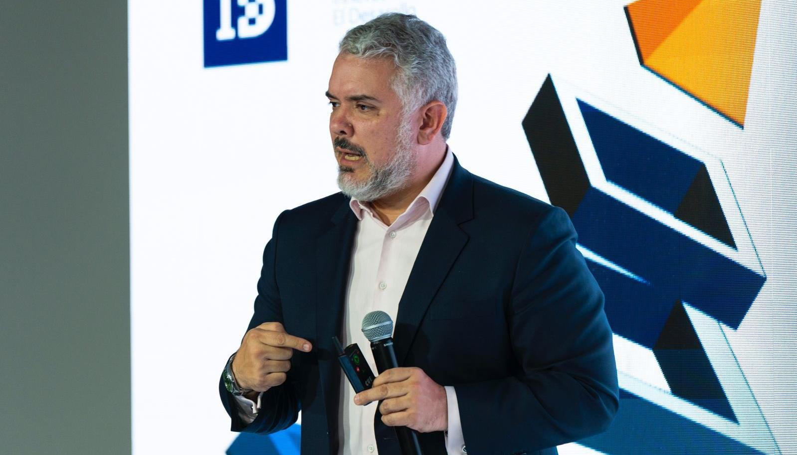 El expresidente Iván Duque.