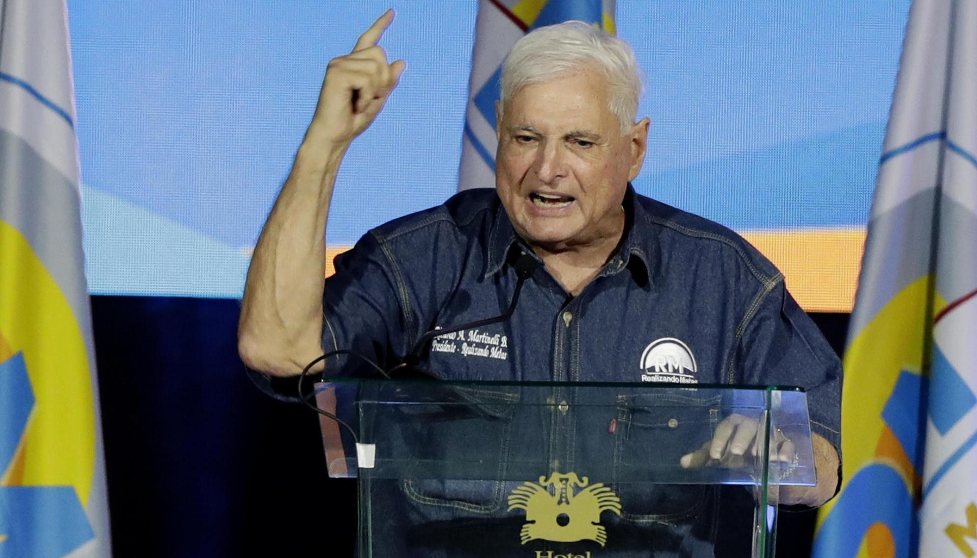 Expresidente panameño Ricardo Martinelli. 