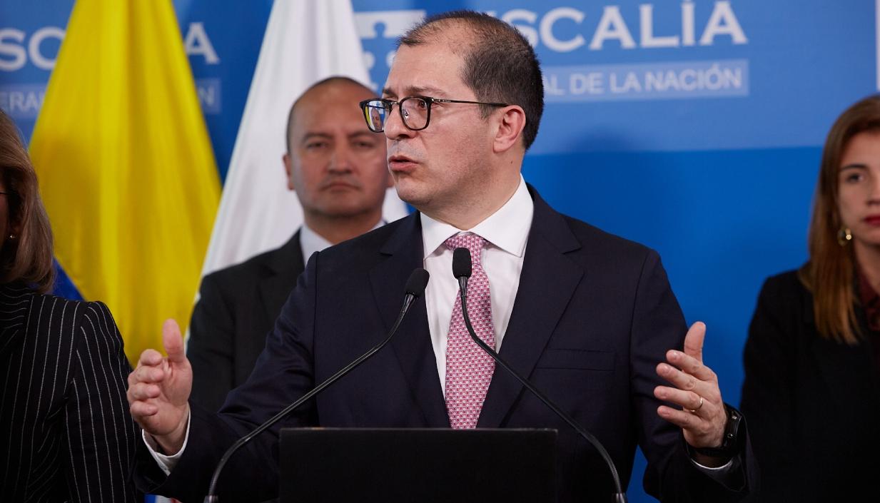 Francisco Barbosa, quien hasta hoy es el Fiscal General de Colombia. 