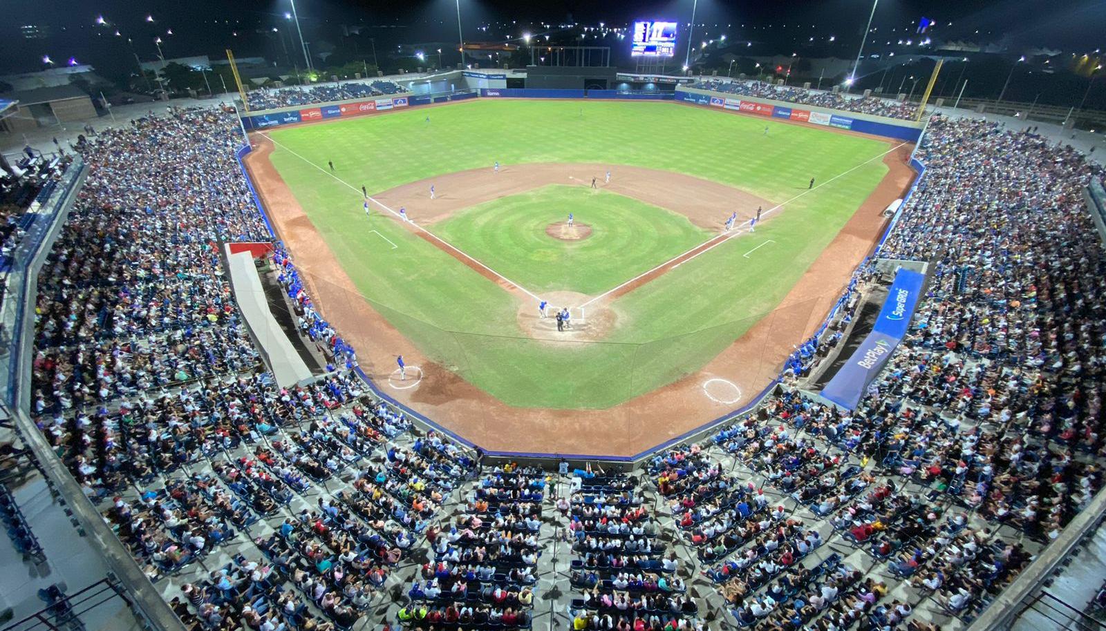 Estadio de béisbol Édgar Rentería, uno de los escenarios que iba a ser utilizado en los Juegos Panamericanos de 2027. 