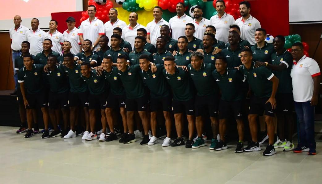 Grupo completo del Barranquilla Fútbol Club. 