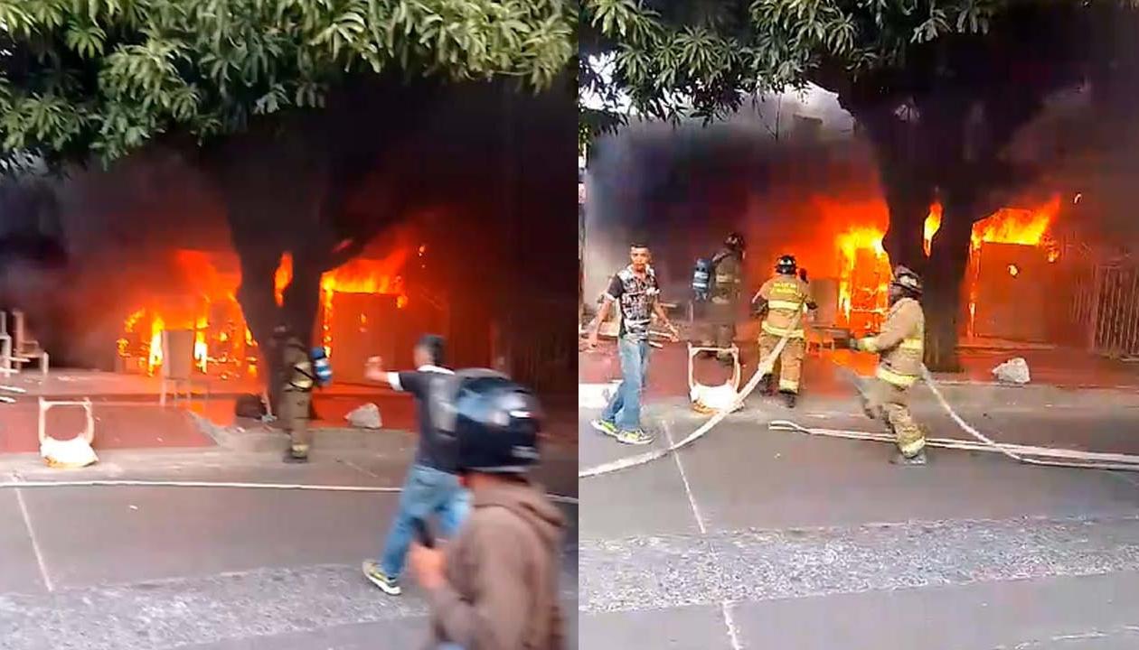 En un inmueble ubicado en la carrera 8 A con calle 36B. 