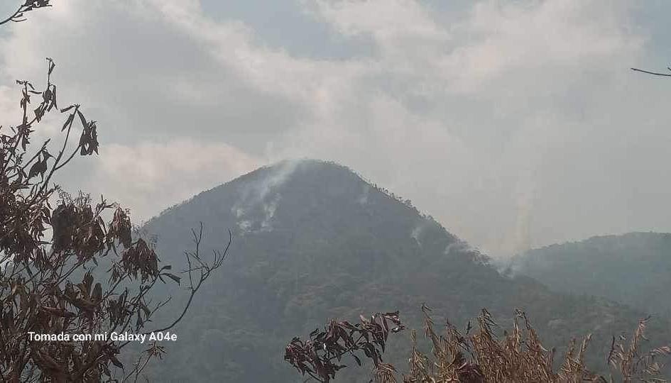 Incendios en la parte alta del río Fundación.