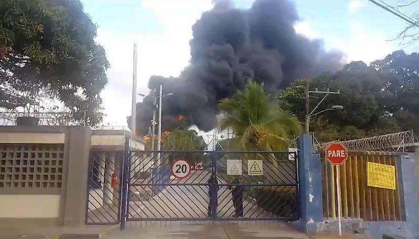 Incendio en subestación de ISA en Sabanalarga, Atlántico
