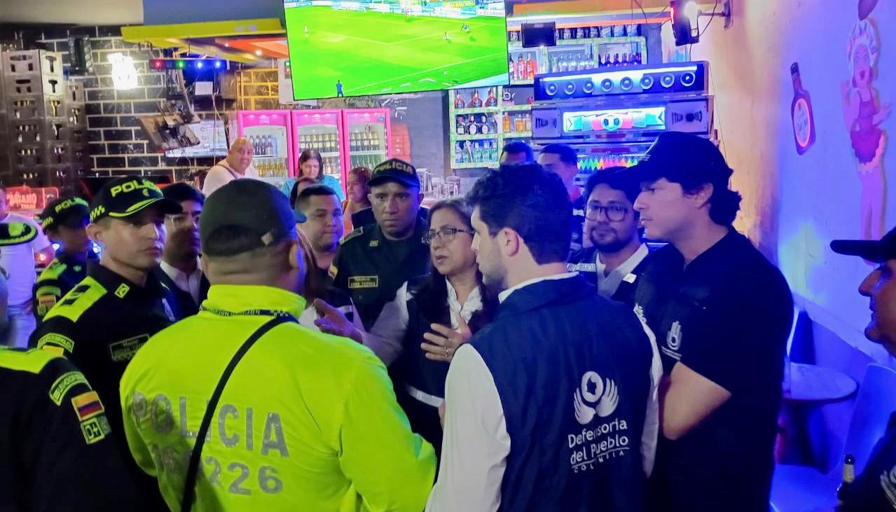 Operativos de las autoridades en establecimiento nocturnos. 
